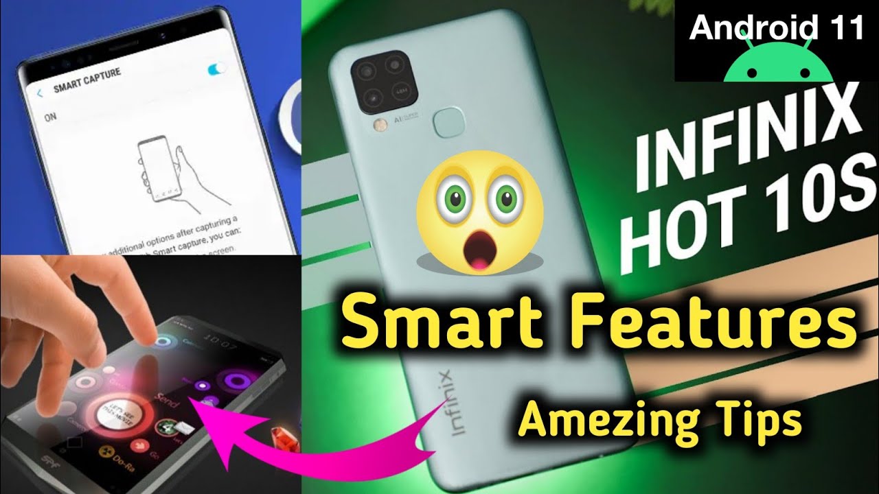 Infinix Hot 10s Smart touch features, Smart wake settings, Infinix Hot 10s Tips And Tricks