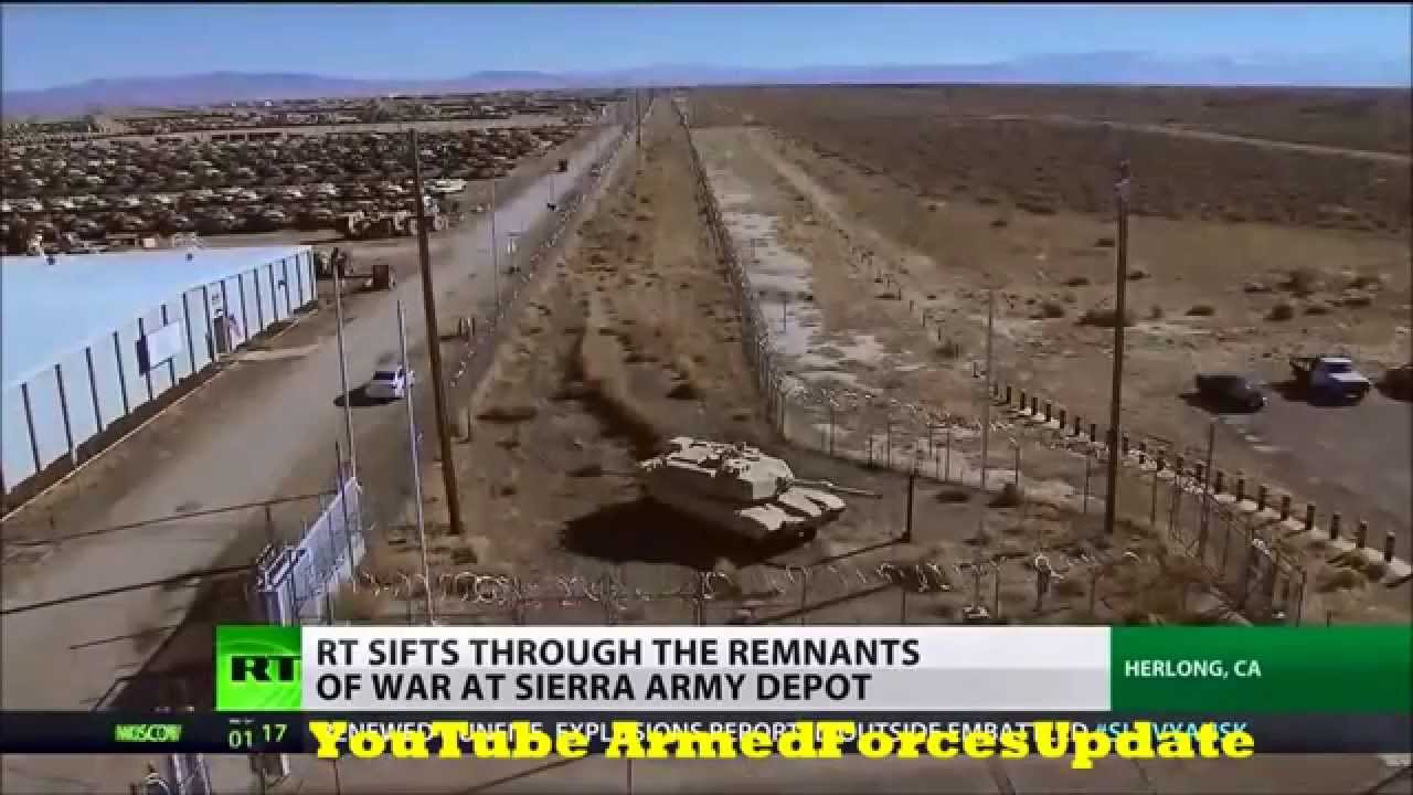 US Military. The biggest cemetery in the world m1 Abrams Tank
