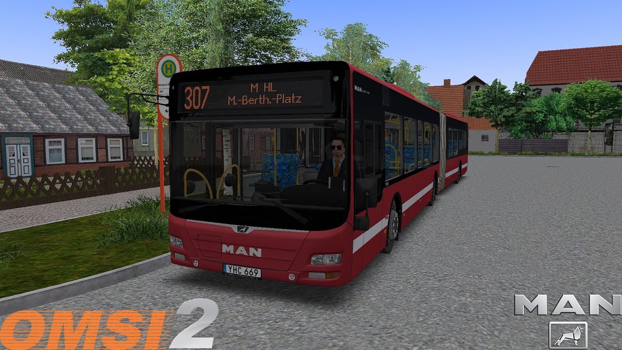 Omsi 2 - Bad Hügelsdorf 2020 - Line 307 - MAN Lion's City G