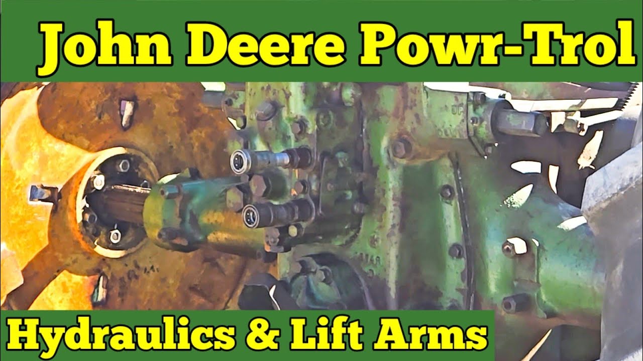 Гидравлика и 3-точечные подъемные рычаги — серия John Deere Letter Powr-Trol (A, B, G и т. д.)