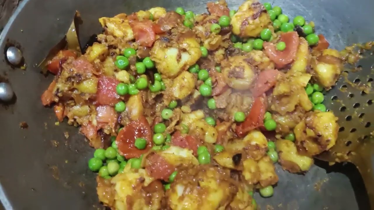 Aalu gobhi matar recipe Bihari style 🙏🙏