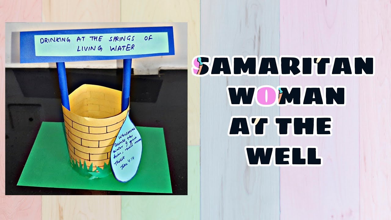 LIVING WATER । SAMARITAN WOMAN AT THE WELL । SUNDAY SCHOOL CRAFT । DIY । KIDS TIME