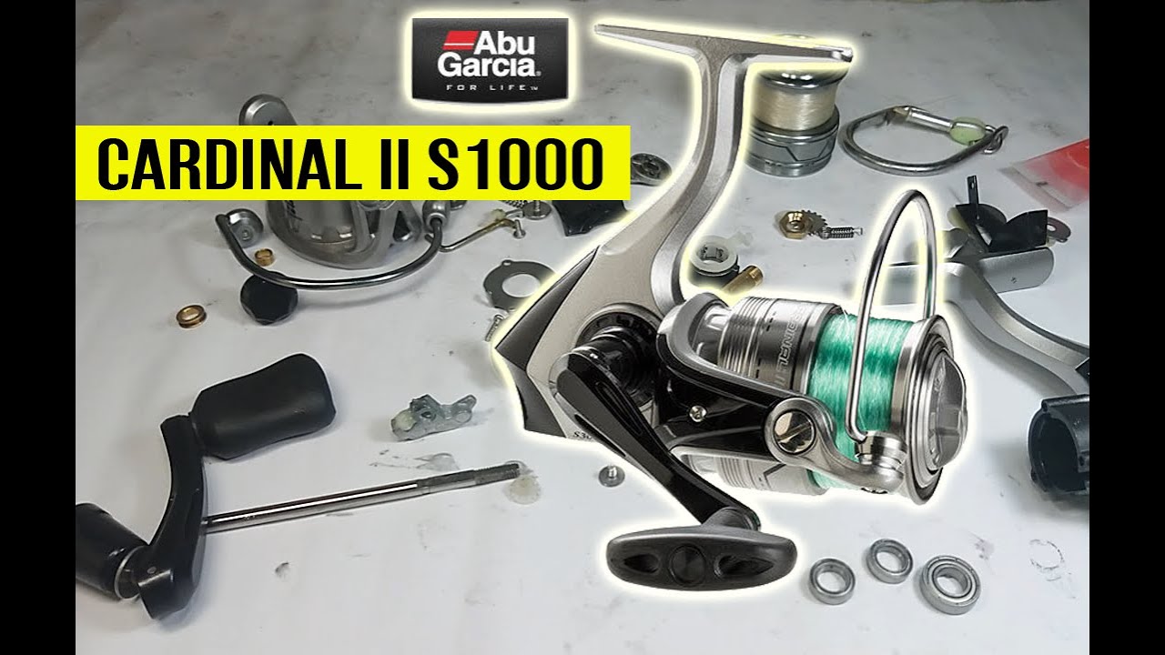 bongkar reel abu garcia cardinal ii s1000