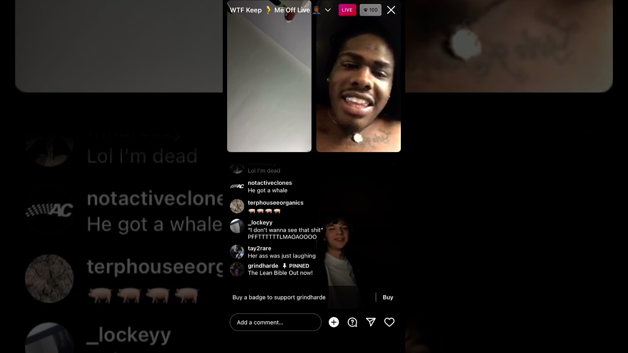 Alex Kid gets scared after 10KKev joins the live after 50K incident ￼