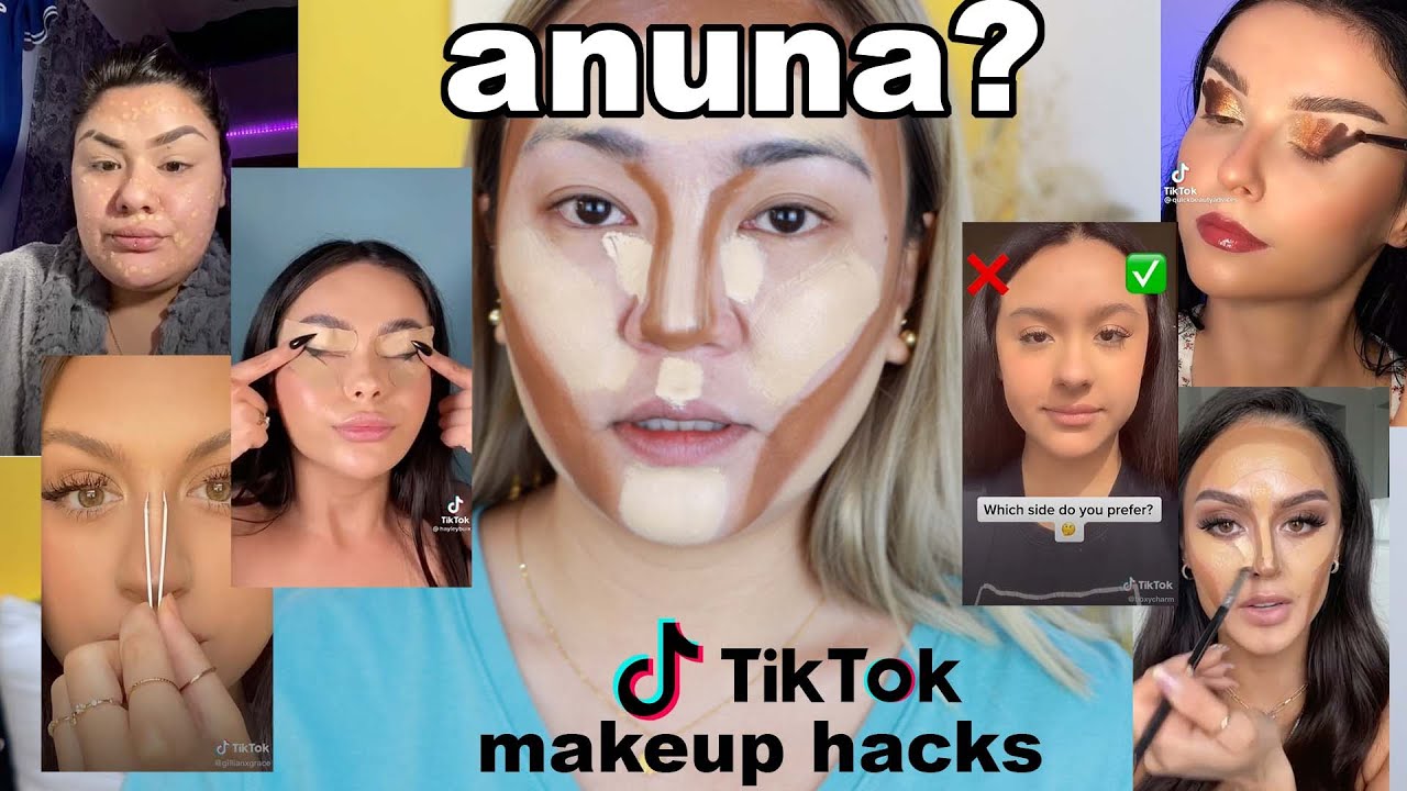 SUBUKANNE NATIN ANG MGA TIKTOK MAKEUP HACKS (PART 1)