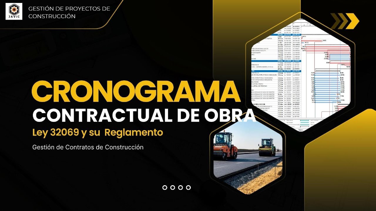 Marco Teórico Cronograma Contractual de Obra