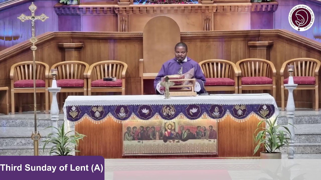 LIVE MASS: Third Sunday of Lent (Year A) - English | 06 MARCH 2026 | 07:30 PM