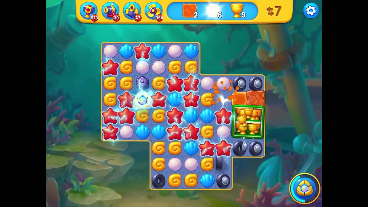 Fishdom level 8292 no boosters フィッシュダム ノーマル [Friend's]