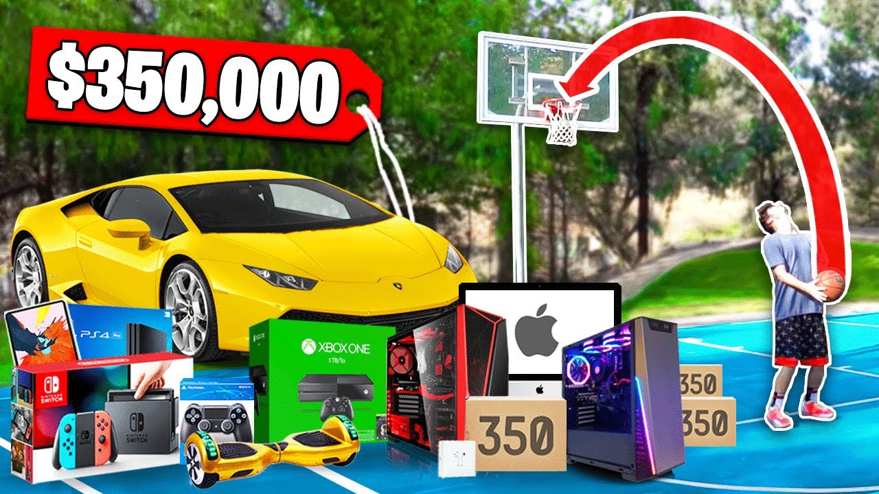 Make A Full Court Shot, I'll Buy You Anything... NBA Basketball