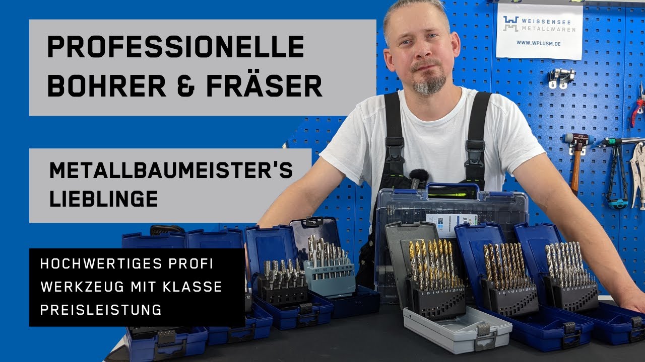 Profi Bohrer & Fr&auml;ser Sets 