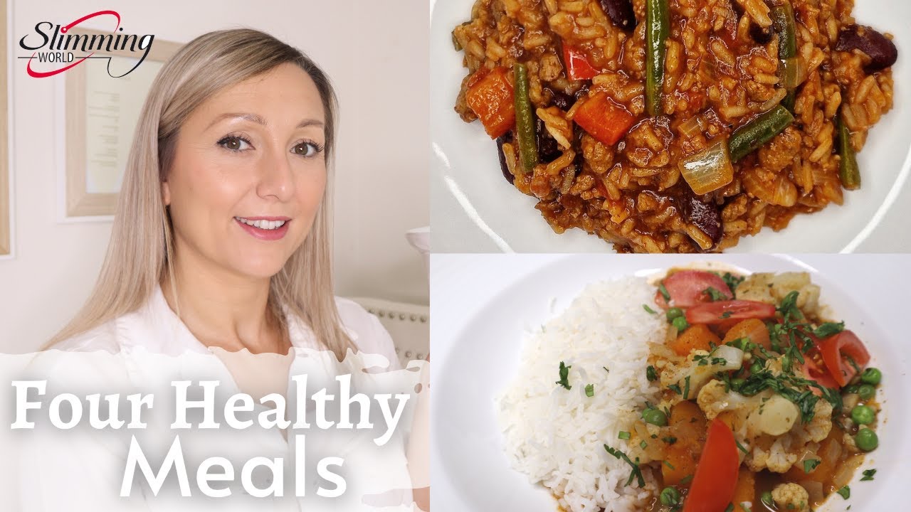 Four Healthy, Low Calorie  & Slimming World Meals | Cook with me
