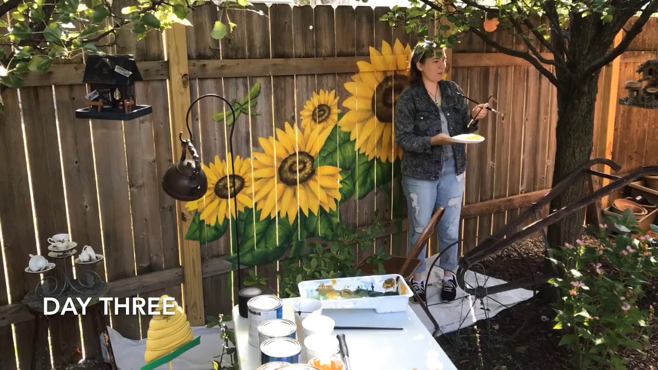Sunflower Mural Timelapse