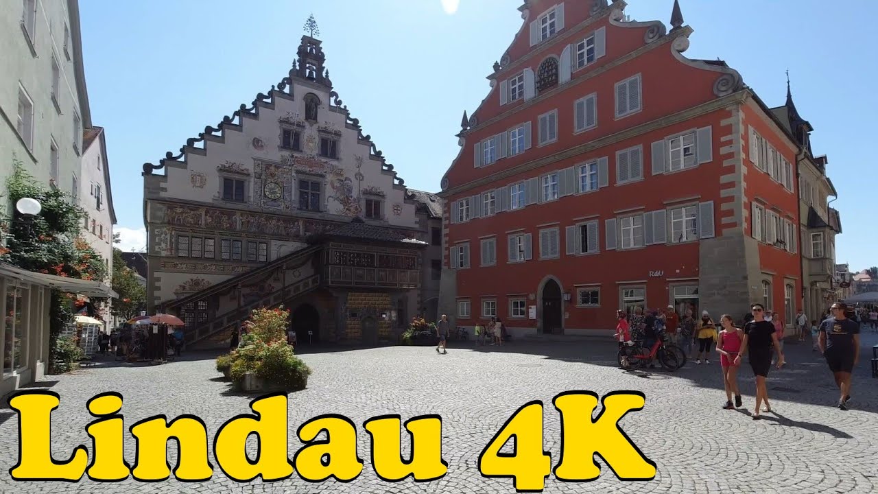 Lindau, Germany Walking tour [4K].