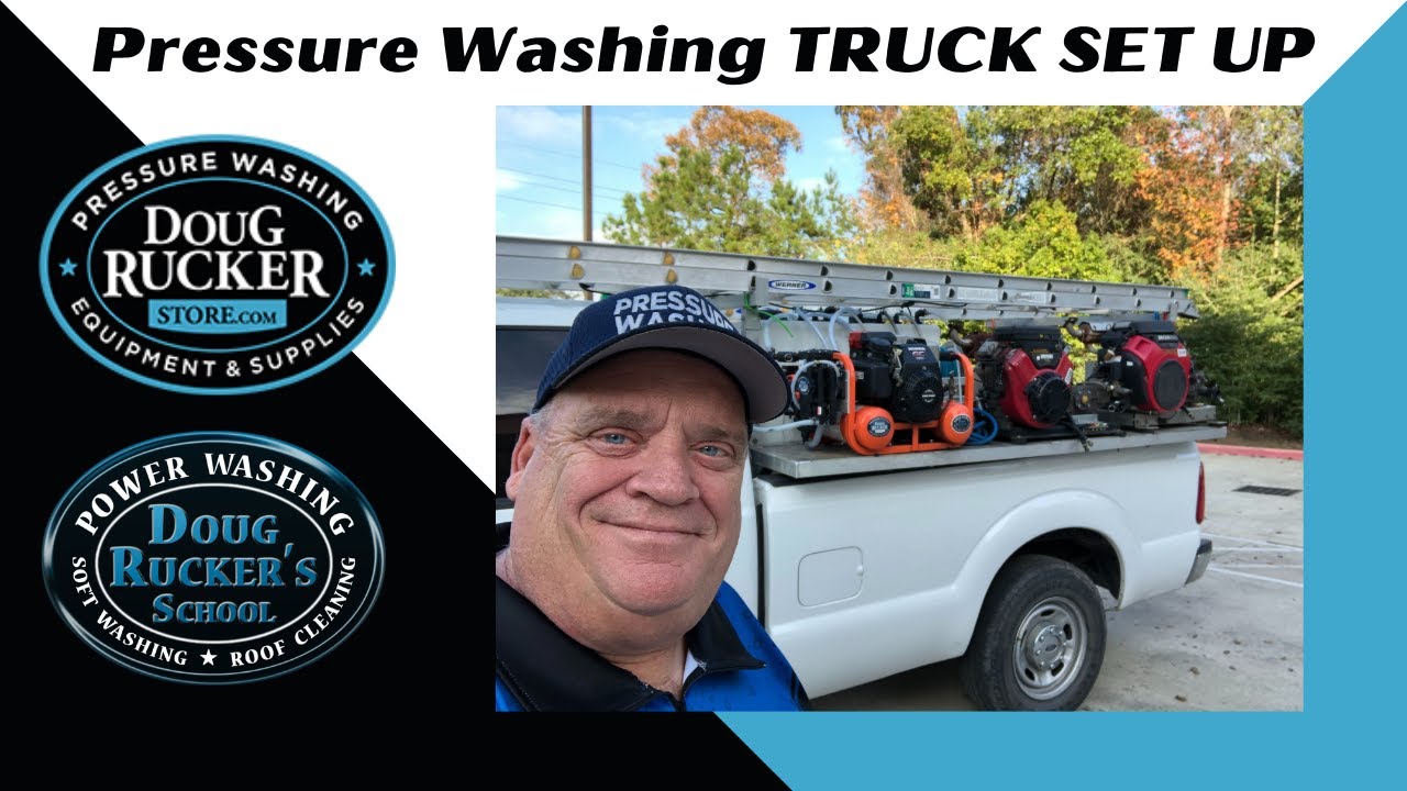 Pressure Washing Truck Setup [Skid for Professional Service[