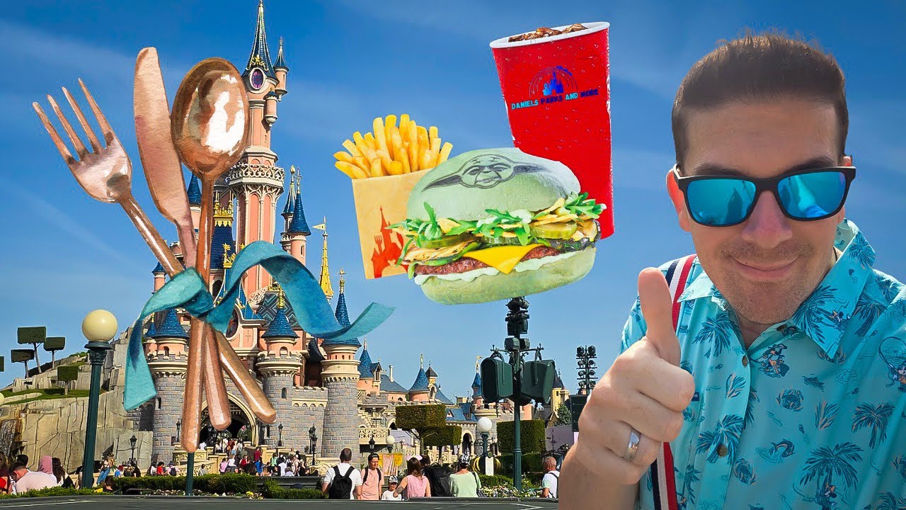 Disneyland Paris - Wo kann ich eigentlich im Hauptpark überall essen? Park-Tour 2025 🍔