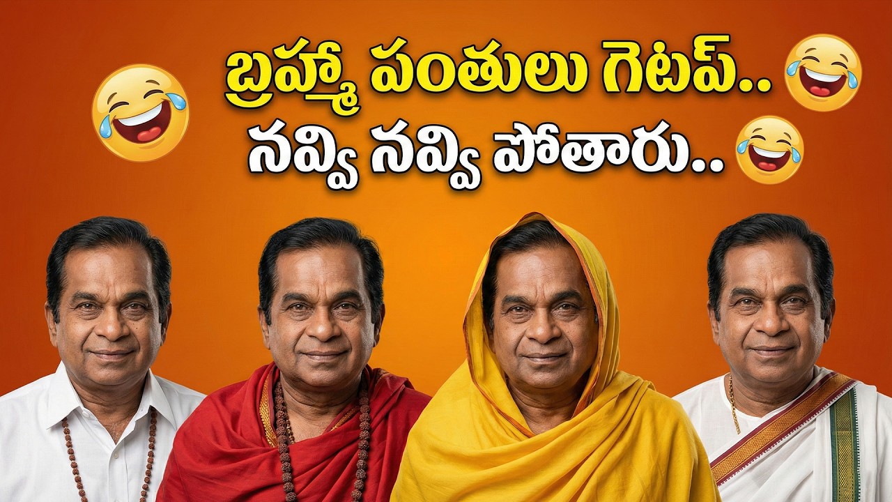 పంతులు గెటప్ లో కడుపుబ్బా నవ్వించిన బ్రహ్మి | Bramhanandam ultimate comedy scenes | iDream