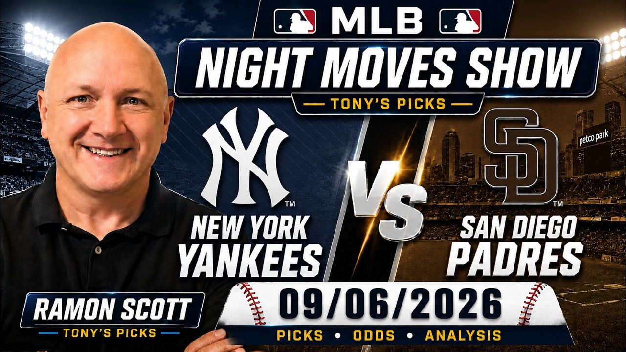 Yankees против Padres: ставки и прогнозы на MLB, 06.09.26 | Night Moves Show