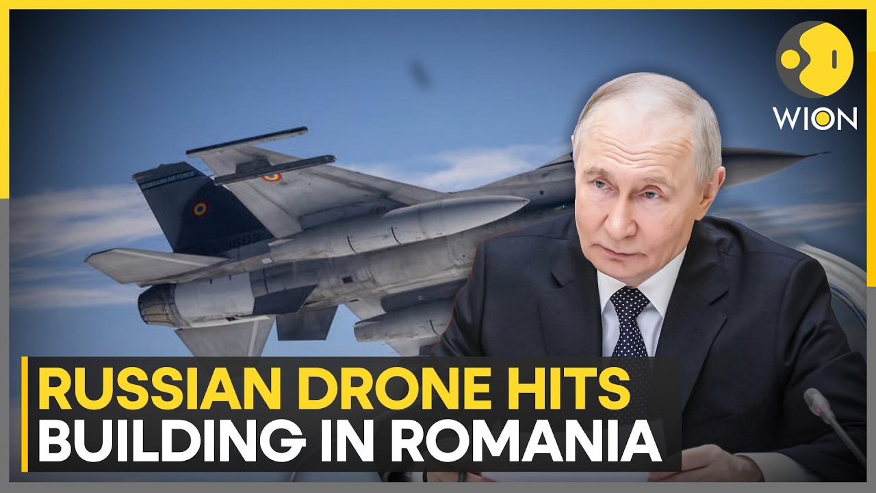 Russian Drone Hits Building In Romania Amid Ukraine War Tensions | WION News