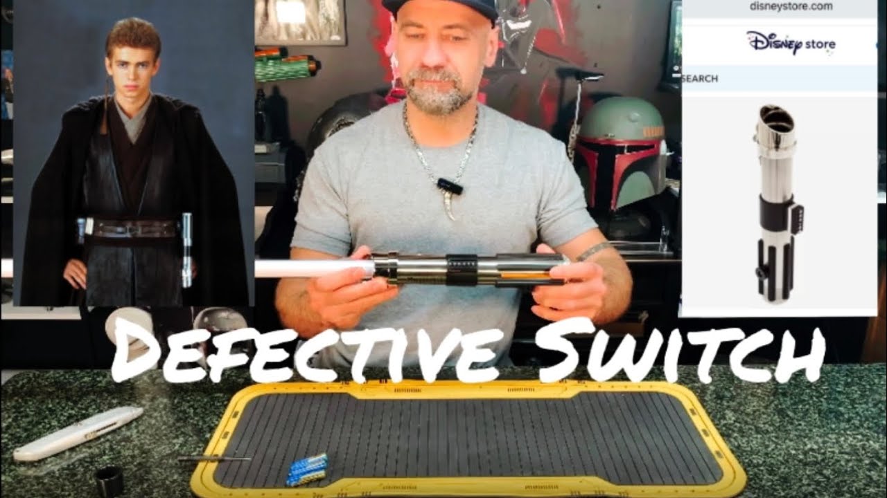 Anakin Apprentice Legacy Lightsaber Defective review Star Wars Galaxy Edge