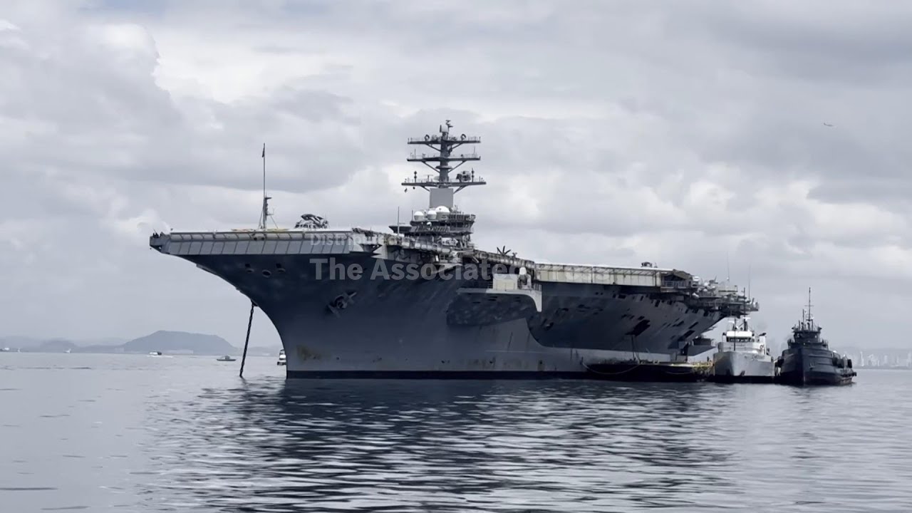 US Navy aircraft carrier in Panamanian waters for first time in 50 years