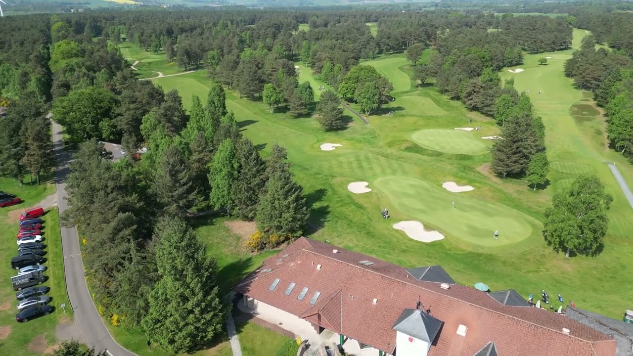 4k Dji Drone tour of Ladybank Golf Club,and course, Scotland. Using Dji Drones by Matt Livsey