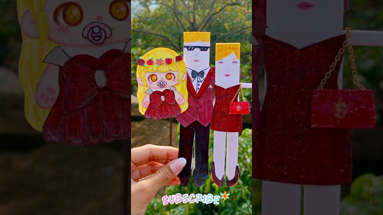 Давайте поможем семье PaperDoll подготовиться к свадебной вечеринке 🎉❤️ 