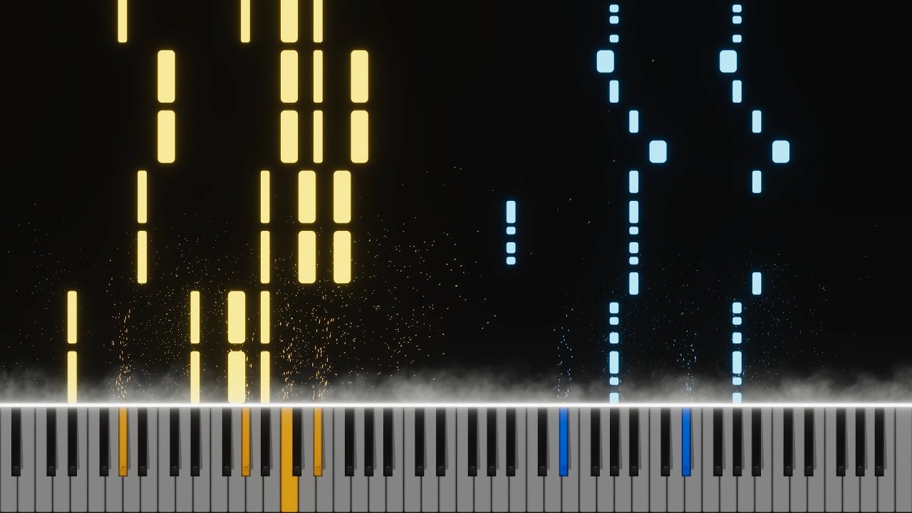 Elektronomia - The Other Side (Piano Cover, Tutorial)