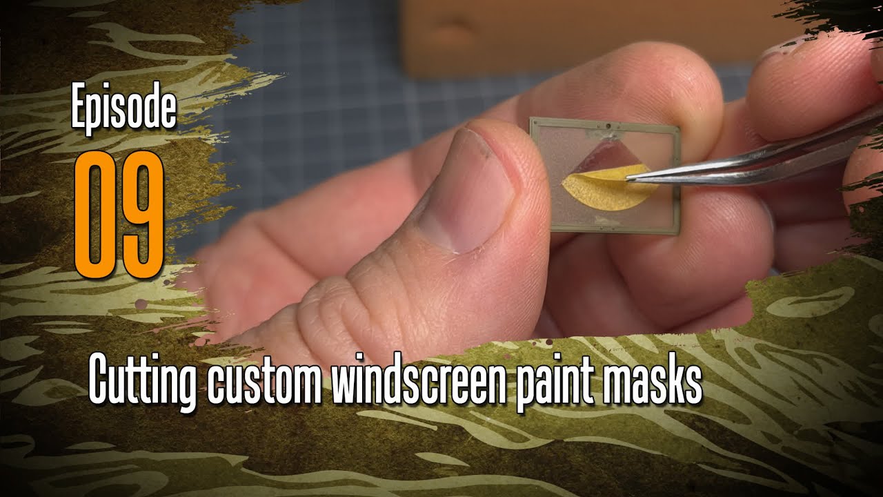 Off the Sprue | Cutting custom windscreen paint masks