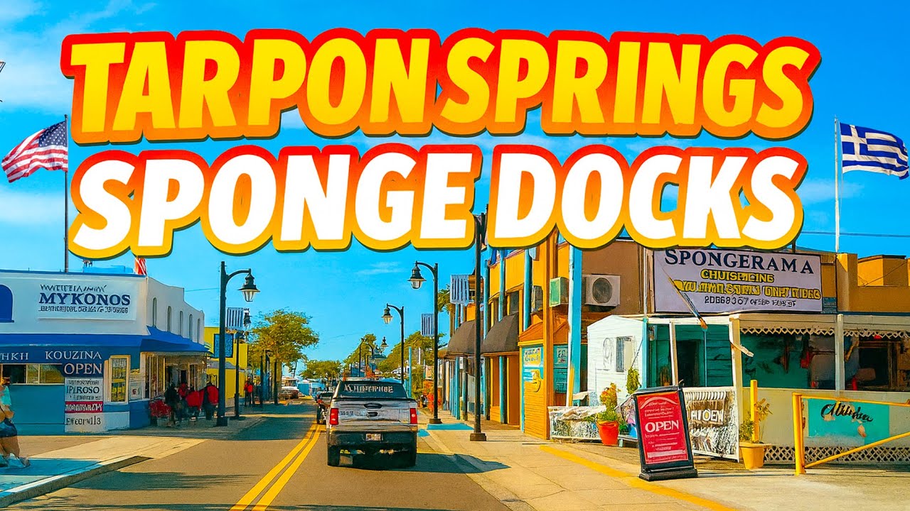 US 19 Drive to Tarpon Springs Sponge Docks – Top Things to Do in Florida Vacation