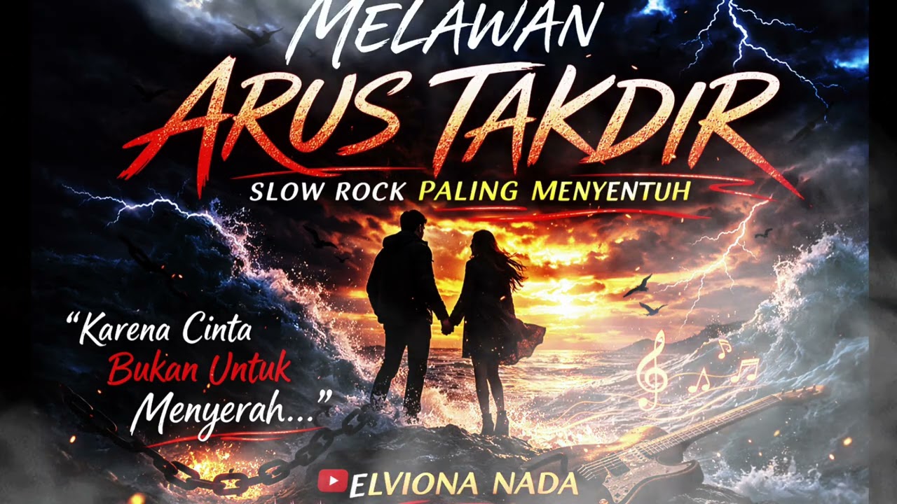 MELAWAN ARUS TAKDIR – Slow Rock Indonesia Paling Menyentuh 2026 | Lagu Cinta Penuh Perjuangan