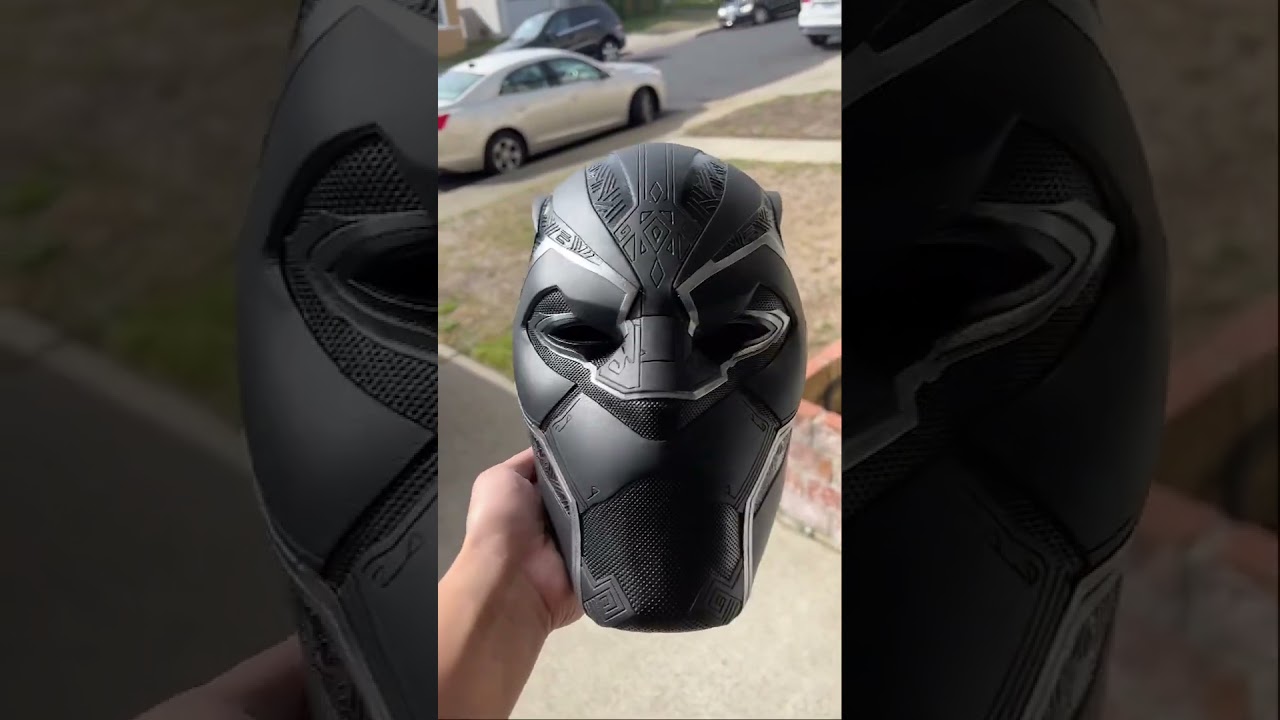 3D printed Black Panther Helmet!