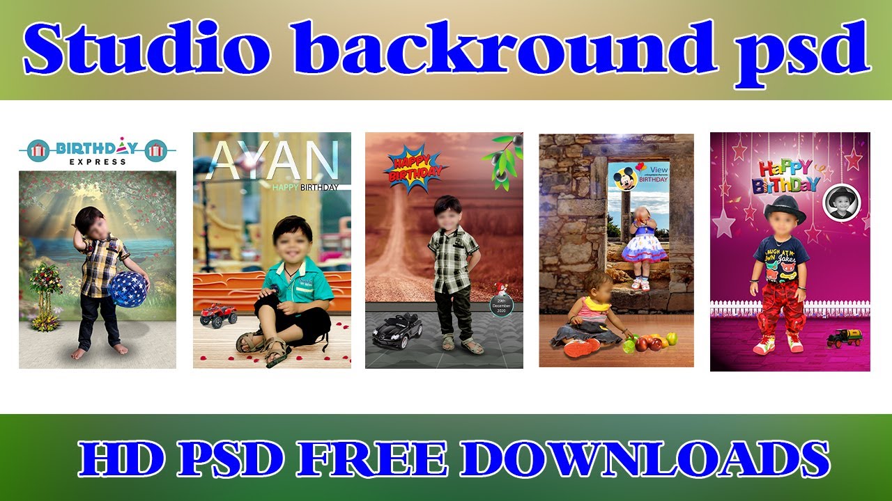 2023 Studio Backround psd Baby Birthday psd free Downloads12x18