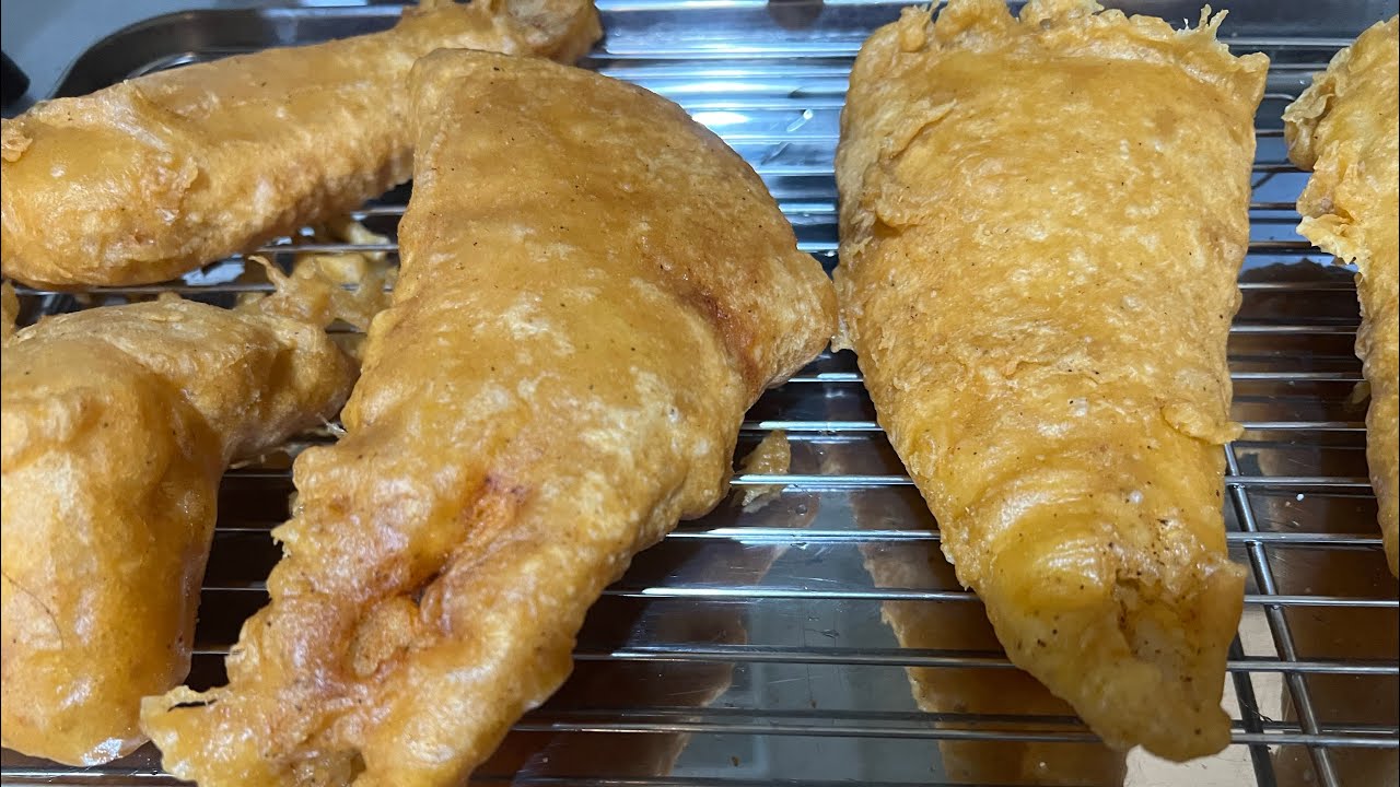 Flaky Fried Cod Fish