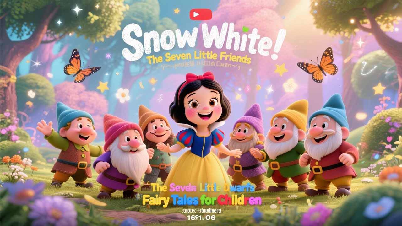 Snow White | The Seven Little Friends | The Seven Little Dwarfs| Fairy Tales for Children |