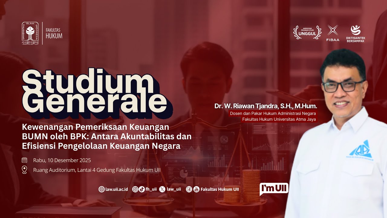 Studium Generale Departemen Hukum Administrasi Negara | Rabu, 10 Desember 2025
