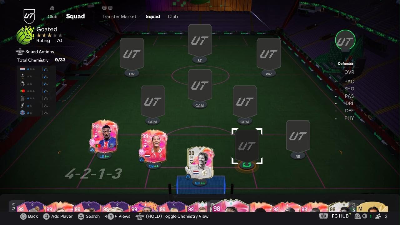 FC 25 - My 99 Rated End Game Team