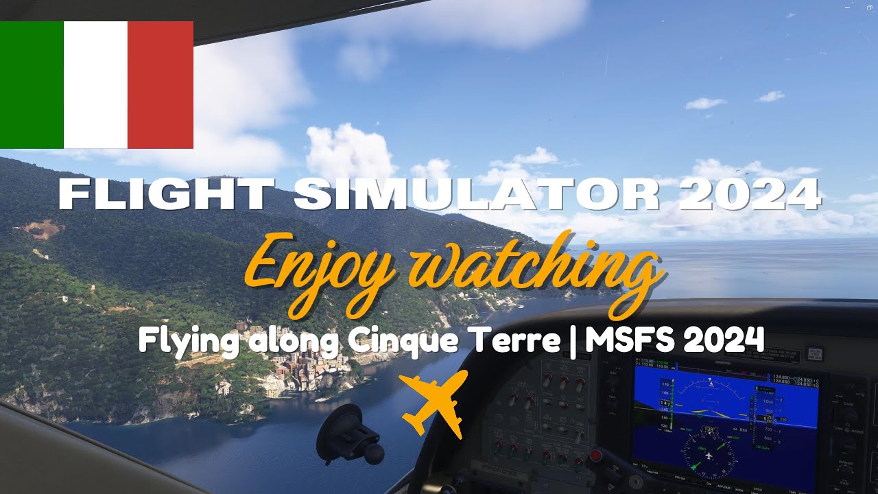 Scenic Flight from Genoa to Cinque Terre | Cessna 208B Grand Caravan | MSFS 2024