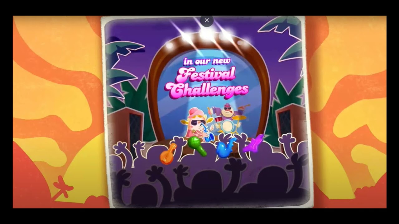 🍬 Candy Crush Saga - Sweet Summer Festival Liquorish Duo World Map & Collect orders music