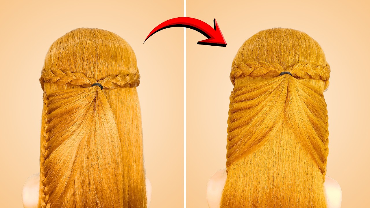 Easy Half-Up Braid Hairstyle | Simple Step-by-Step Tutorial