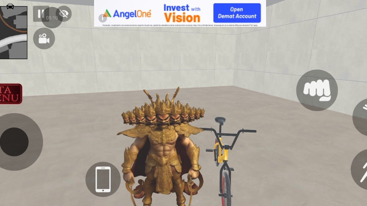 Franklin Celebrate dussehra in Indian Theft Auto Indian Bike Driving 3D