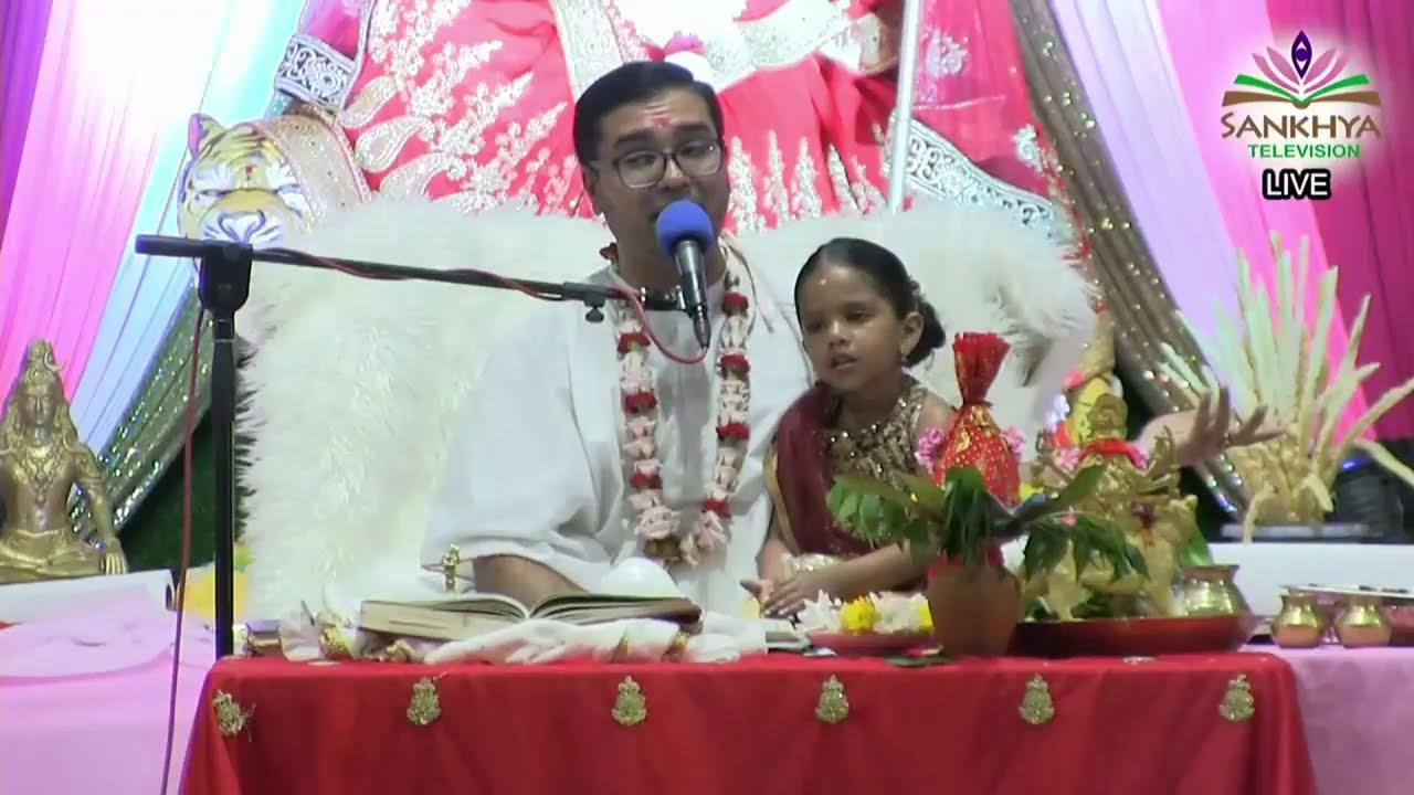 The Ganesh Utsav Foundation 1st Night Nau Raatri Celebrations 2024 offi Pt Sunil Seetahal Maharaj
