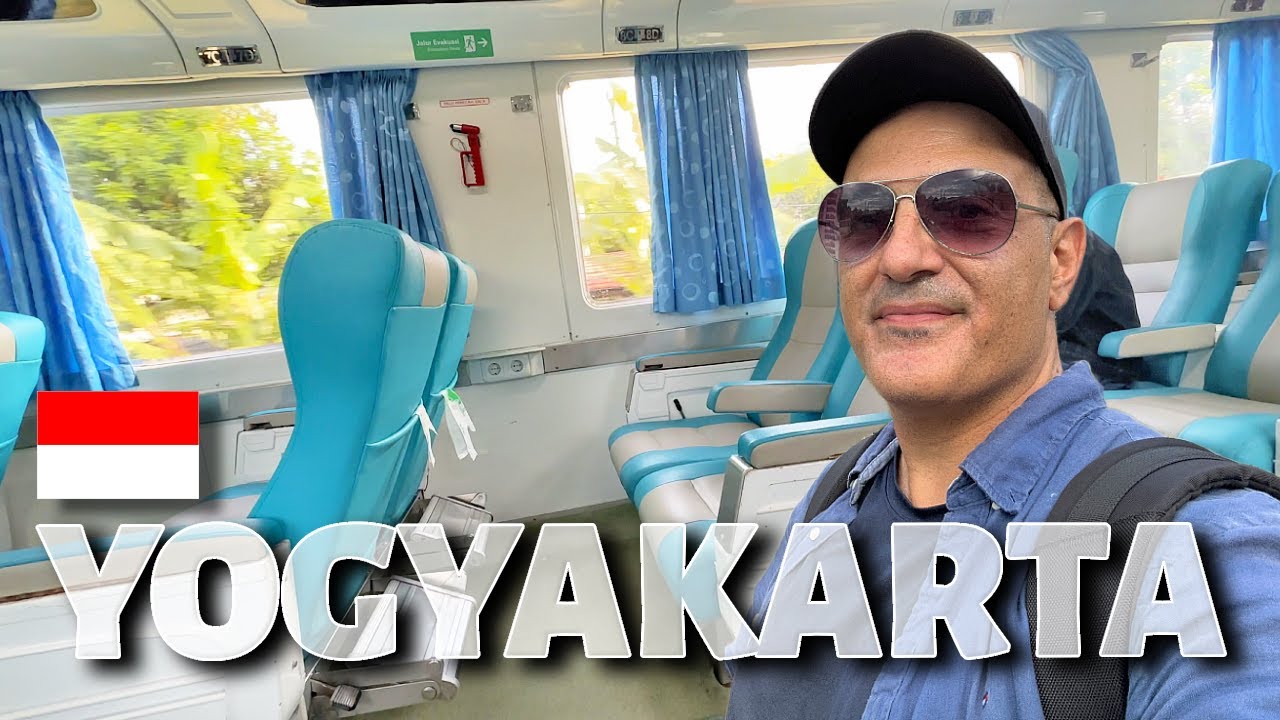 Train journey from Yogyakarta to Semarang in Indonesia. Goodbye Jogja!