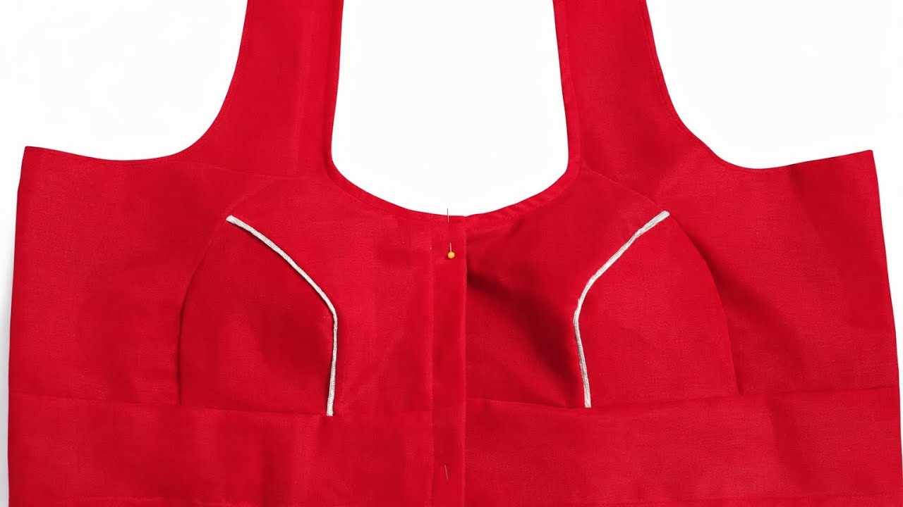 40 size katori blouse + princess cut blouse cutting and stitching full video 