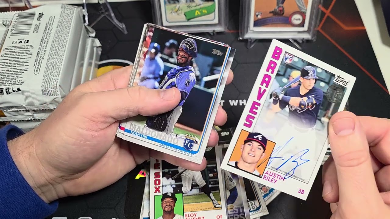 2019 topps update jumbo box opening and 2 card arena club retrieved slabs