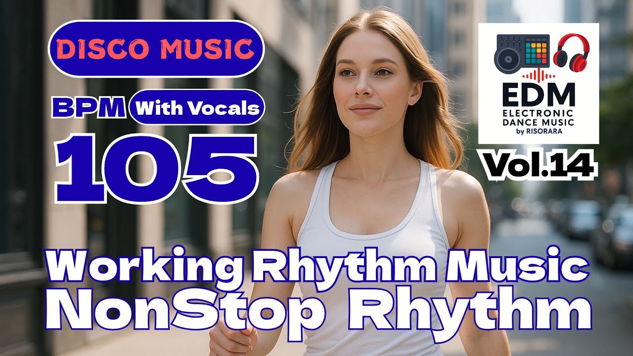🎵105 BPM 105  Walking Music Step Aerobics Music 105 | Glute-Focused Cardio & Smart Fat-Burning Disco