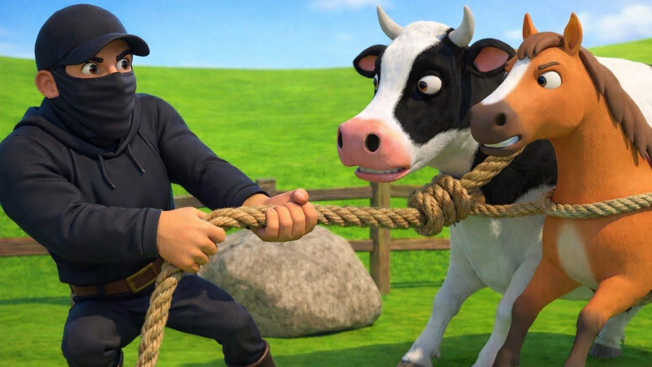 Воришка животных на ферме Старого Макдональда! 😱🐄🚚 | Он украл ВСЕХ сельскохозяйственных животных ...