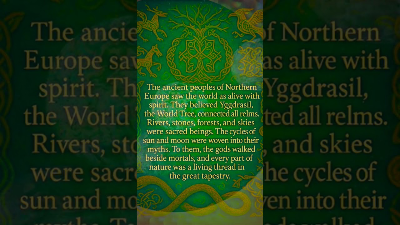 🌲✨ Yggdrasil & the Ancient Beliefs of Northern Europe ✨🌲