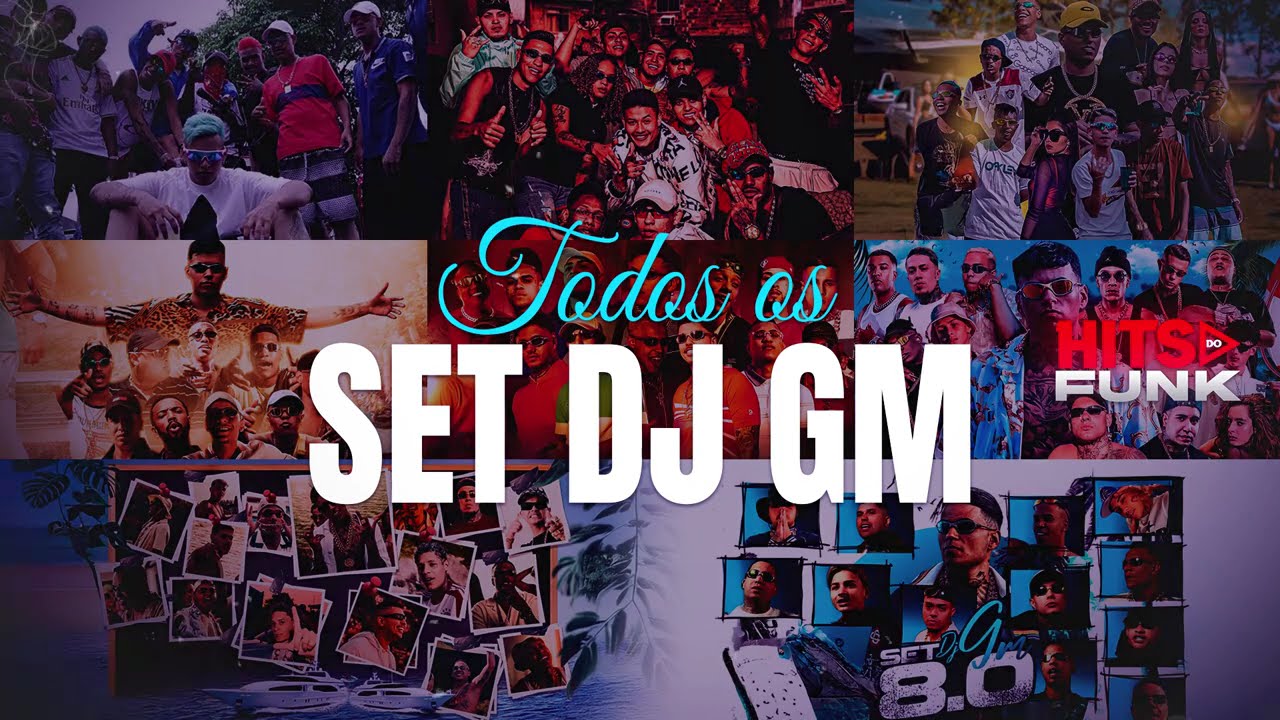 TODOS OS SETS DJ GM - MC LIPI, PAULIN DA CAPITAL, CEBEZINHO, PAIVA, RYAN SP, MARKS, HYPERANHAS