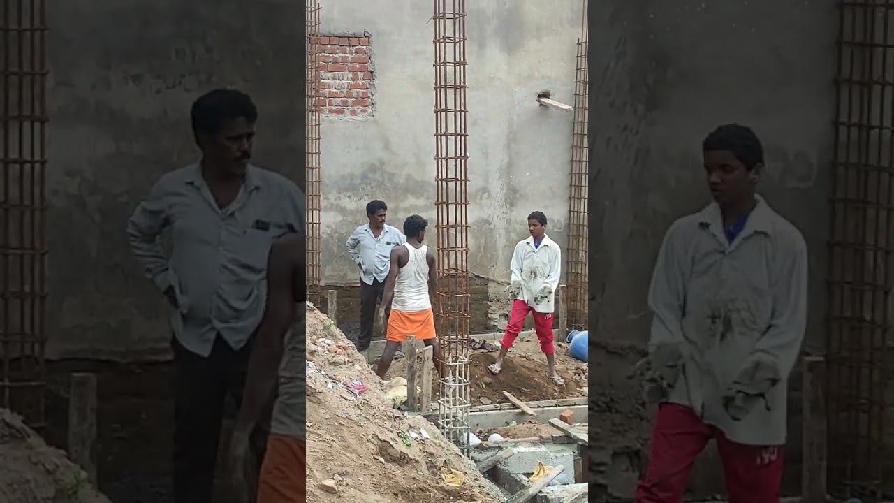 The process of working plinth beam by RKS CONSTRUCTION
