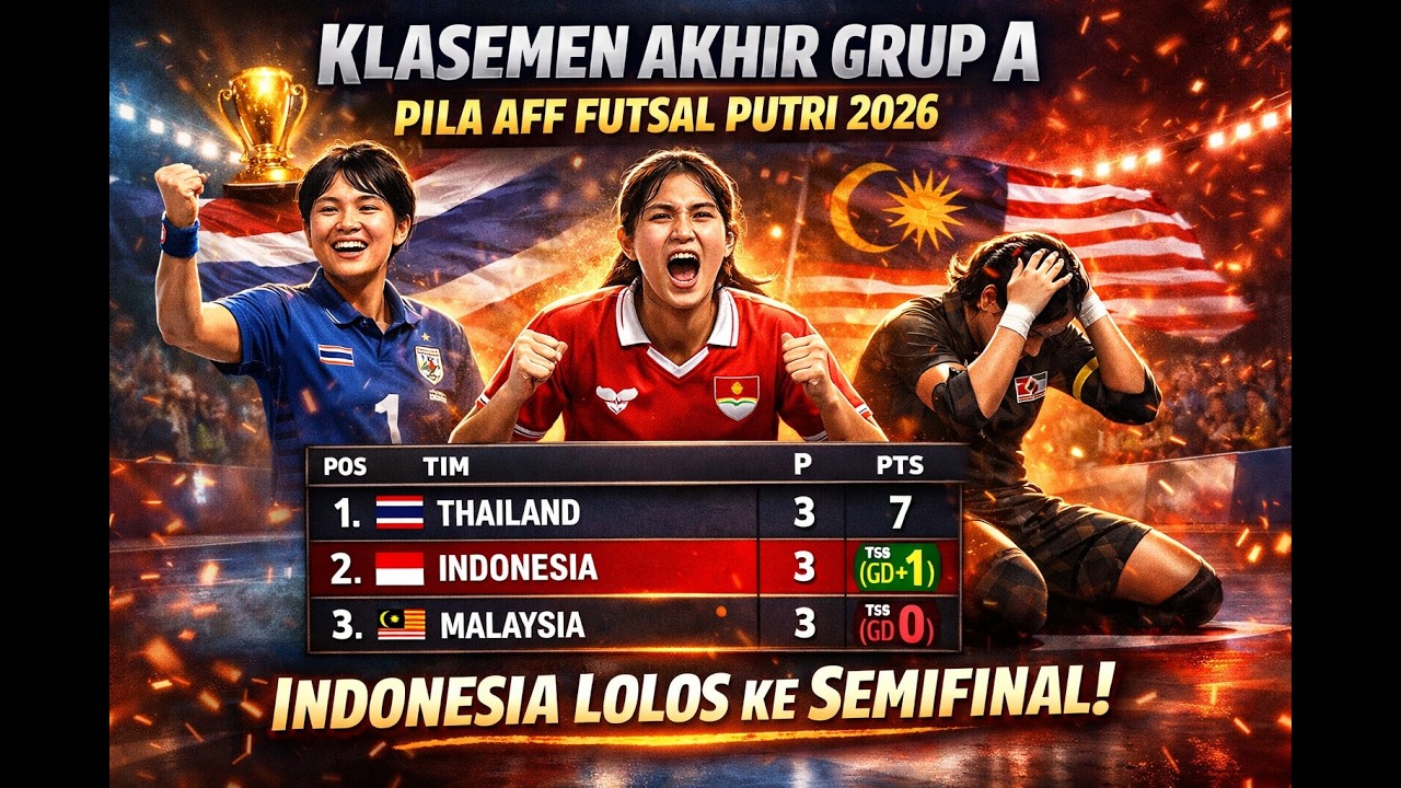 LOLOS ke Semifinal ‼️ Ini Dia Klasemen Akhir Grup A Timnas Indonesia